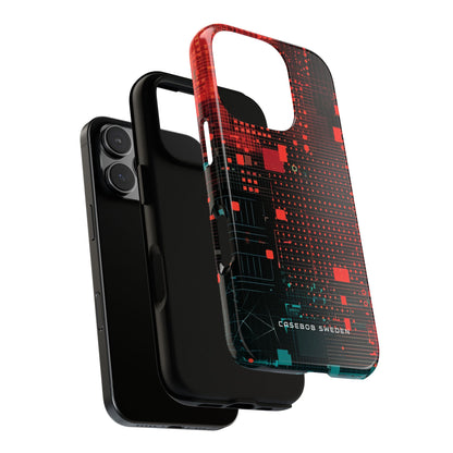 Gradient CyberFlux iPhone 16 - Tough Phone Case