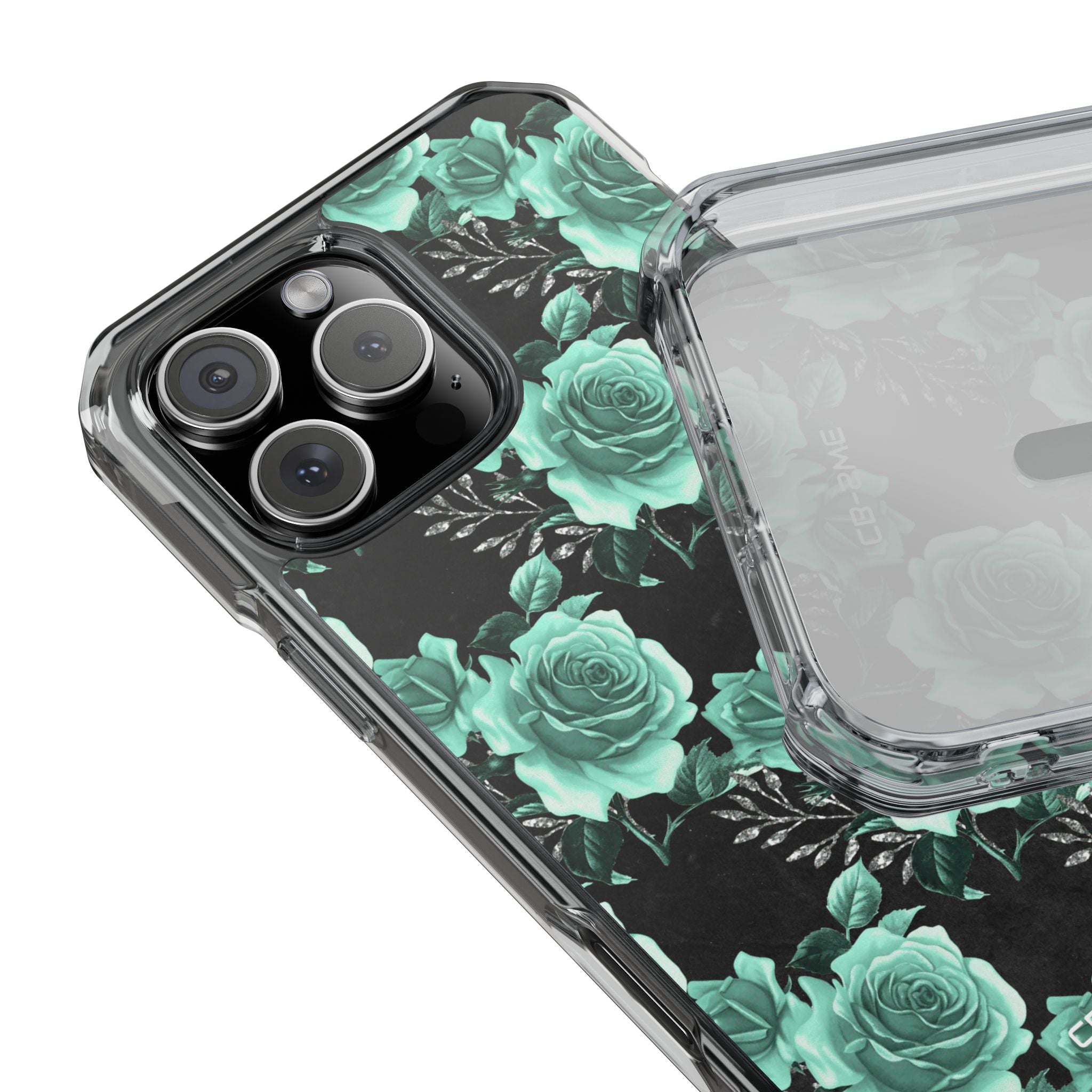 Turquoise Rose Symphony iPhone Case - Impact