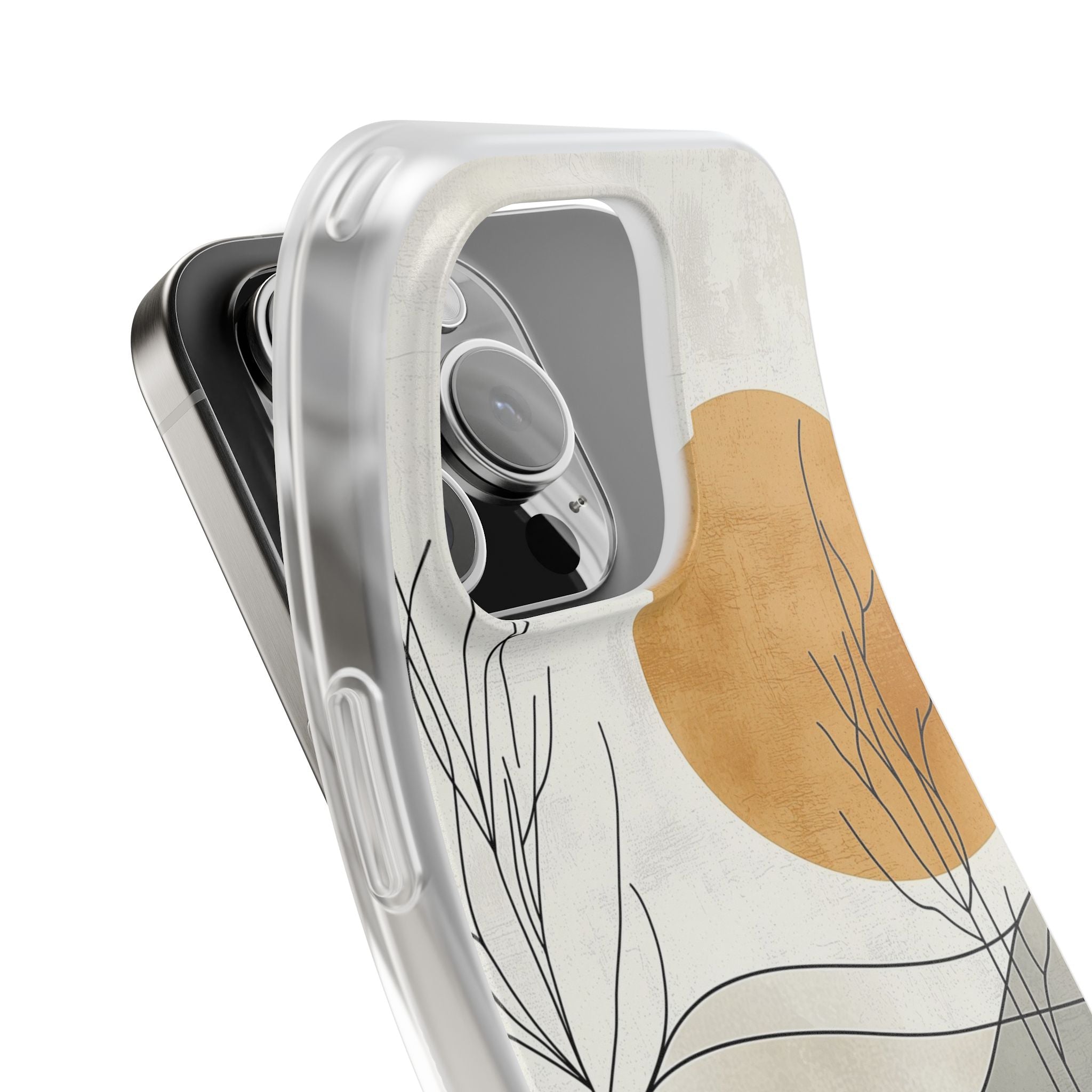 Orange Halo iPhone 16 Pro Case - Soft