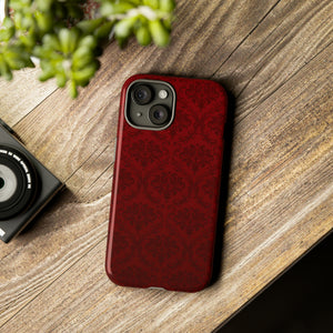 Dark Red Wallpaper - Protective Phone Case