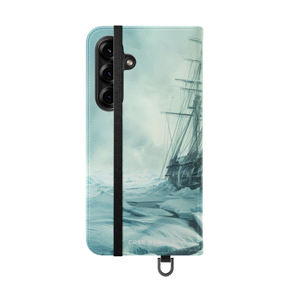 Jäädytetty Galleon - Samsung S25+ -kotelo - lompakko