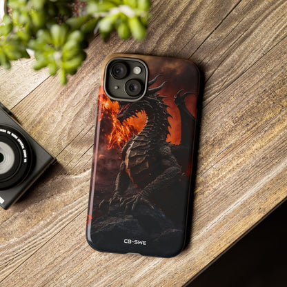Fiery Dragon Soars - iPhone Case