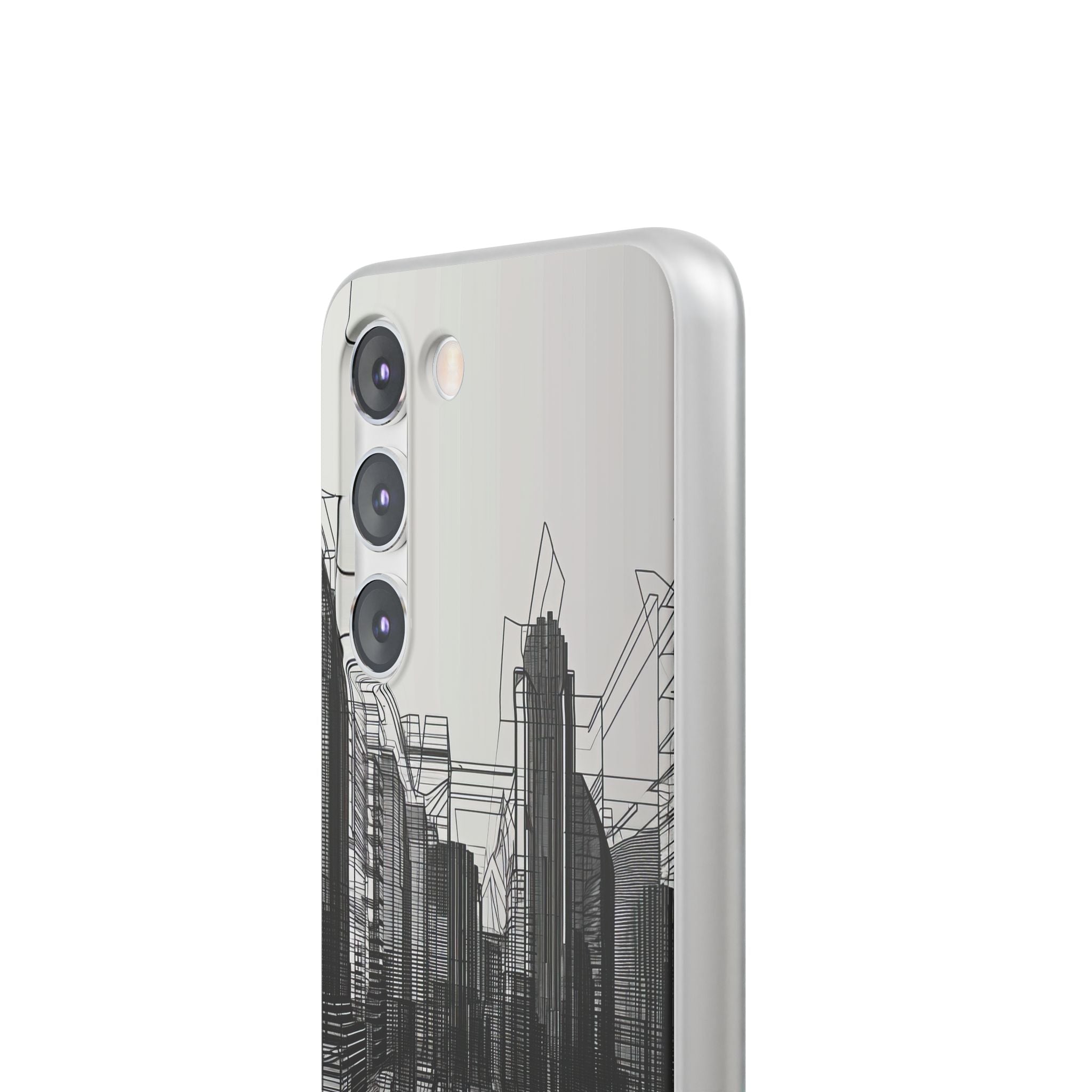 Urban Wireframe | Flexible Phone Case for Samsung Galaxy