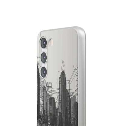 Urban Wireframe | Flexible Phone Case for Samsung Galaxy