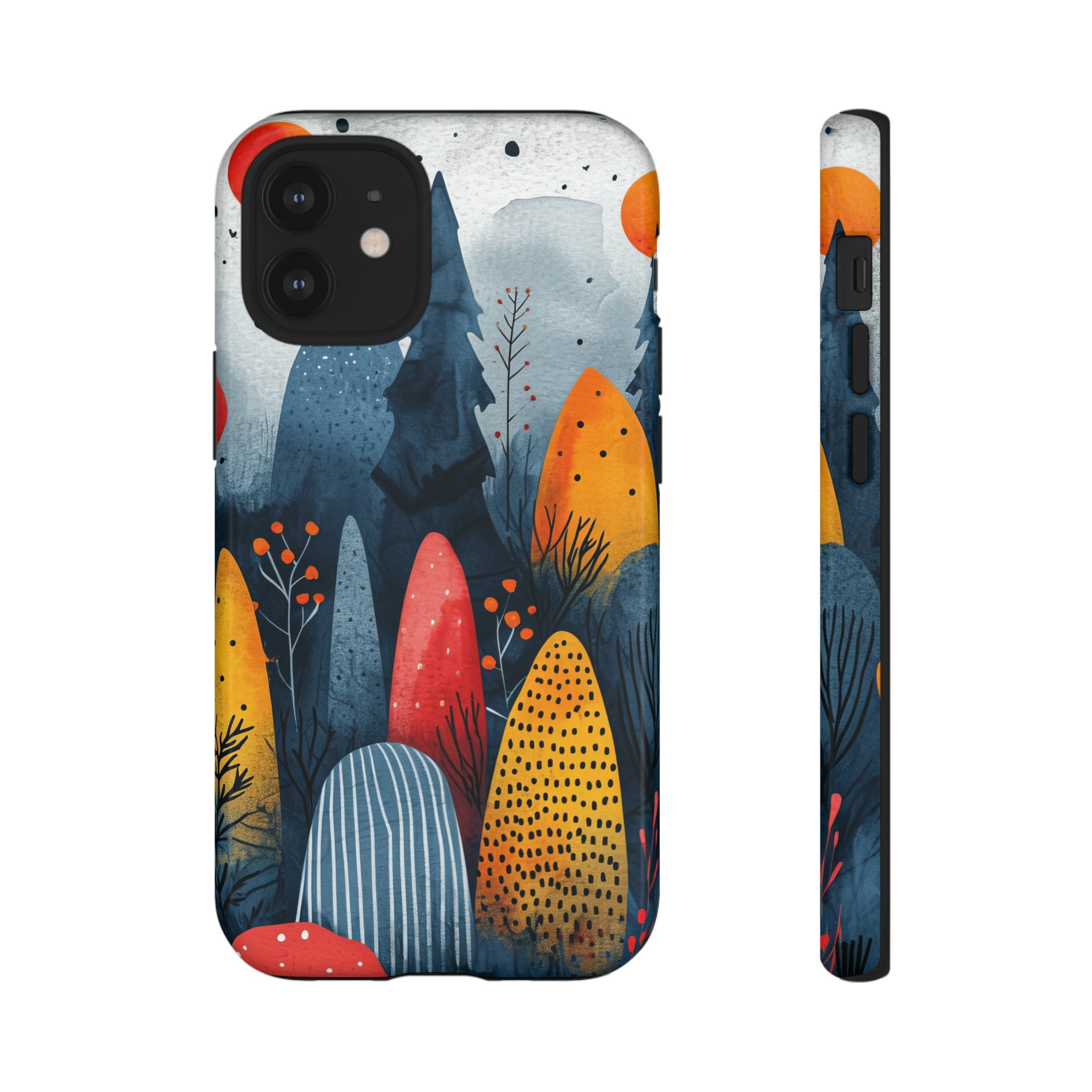 Scandinavian Forest Elegance - Protective Phone Case