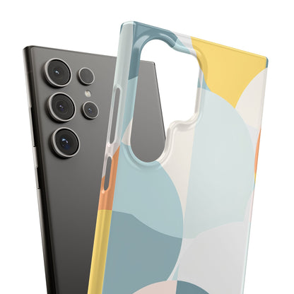 Abstract Geometric Calm - Slim Samsung S24 Phone Case