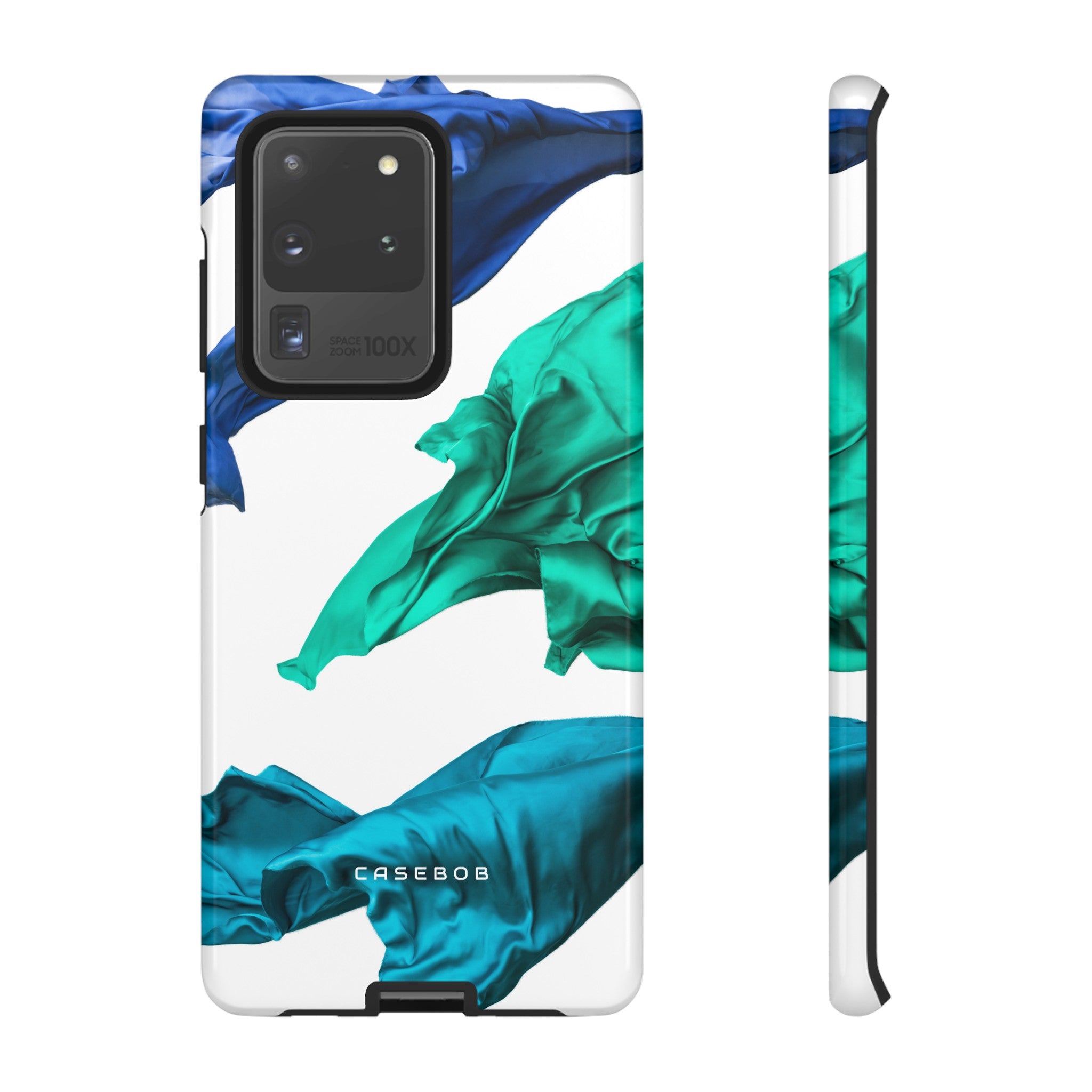 Blue Velvet Fabric - Protective Phone Case