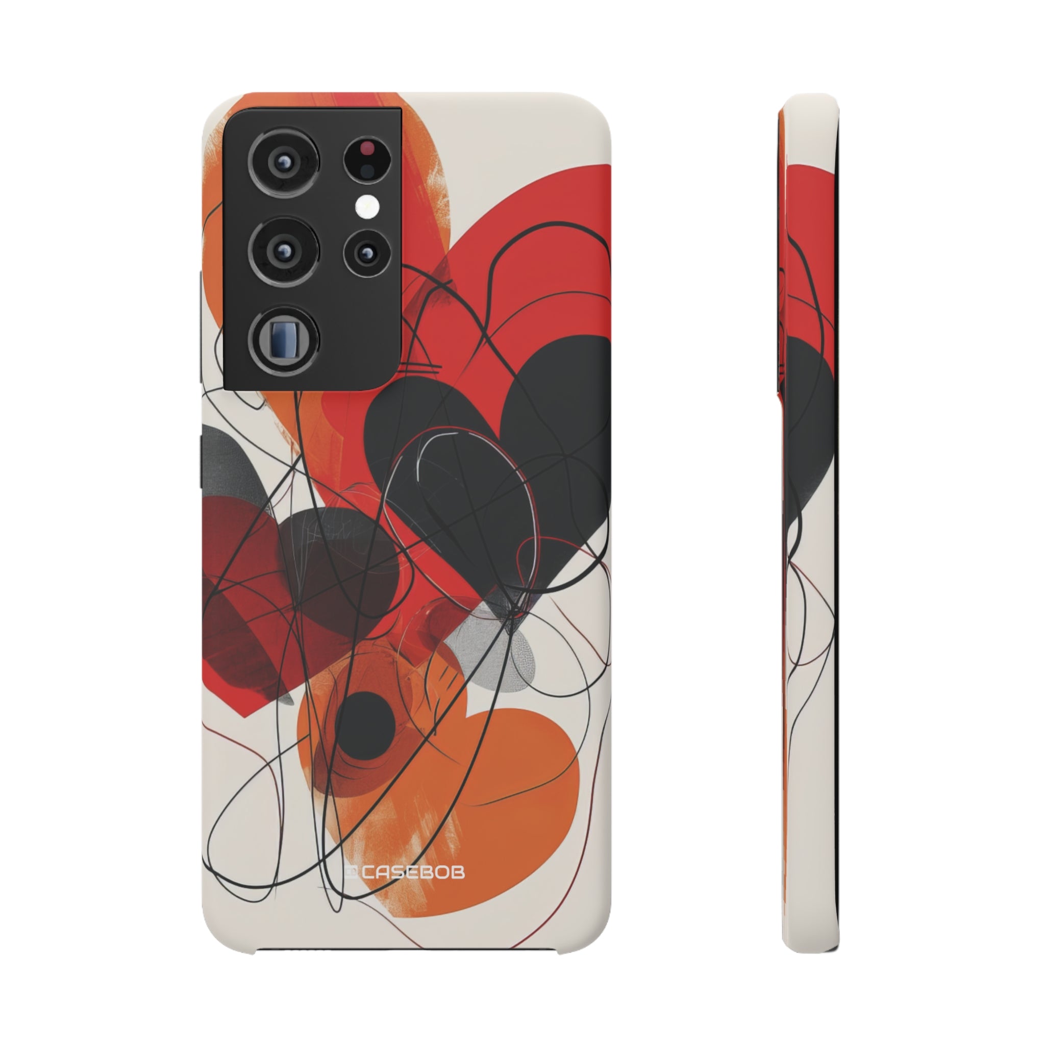 Fiery Hearts | Slim Phone Case for Samsung