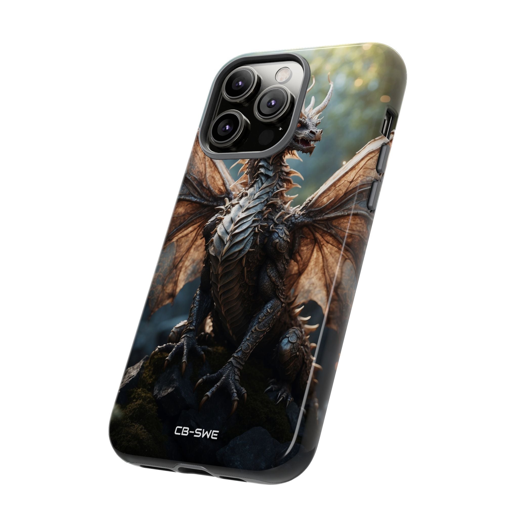 Majestic Dragon Glows - iPhone Case