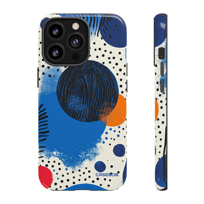 Blue Tranquil Geometry - Protective Phone Case