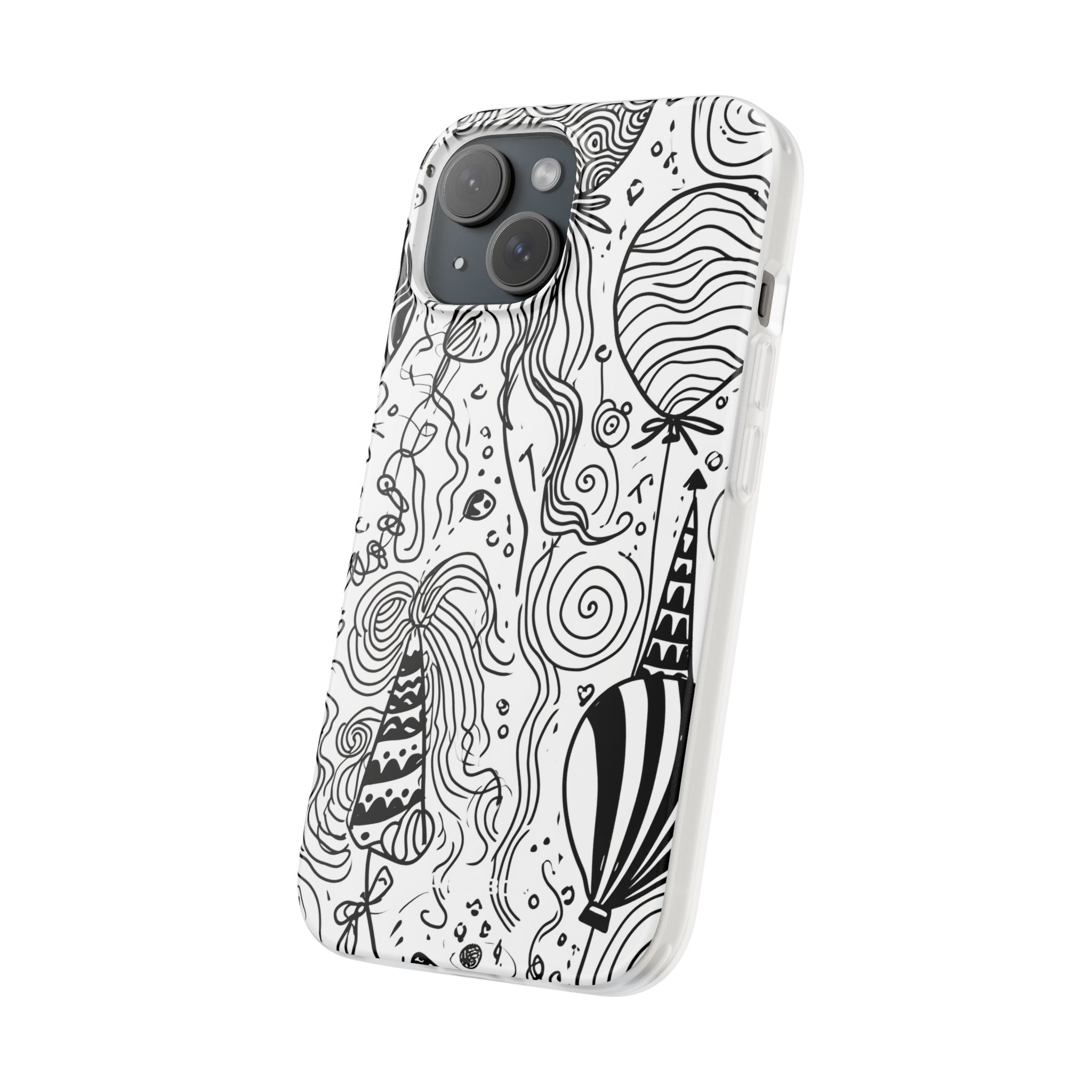 Whimsical Festivity | Flexible Phone Case for iPhone