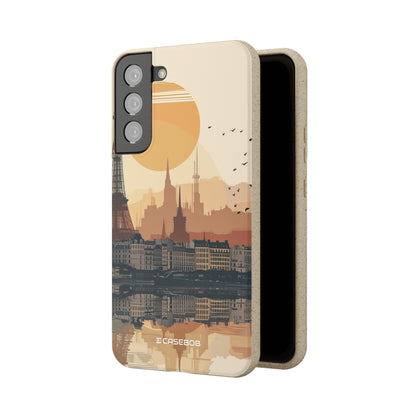 Parisian Sunset Serenity | Biodegradable Phone Case