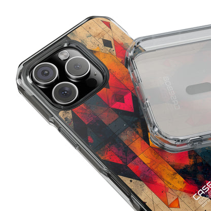Fiery Symmetry Fusion iPhone 16 - Impact Clear+