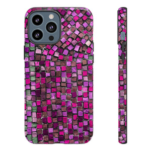 Purple Mosaic - Protective Phone Case