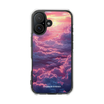 Pink Purple Clouds - Clear Impact iPhone 16 Phone Case