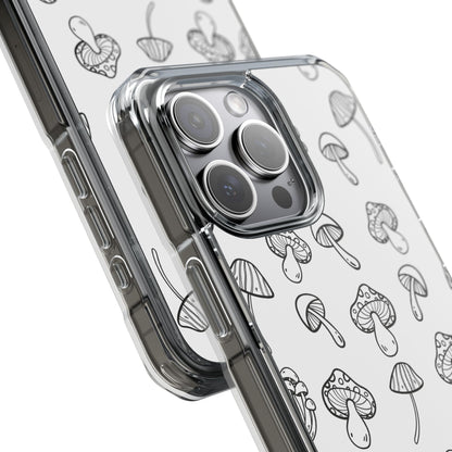Mushroom Line Play iPhone Case - Impact