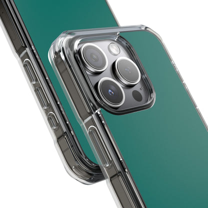 Pine Green - Clear Impact Case for iPhone