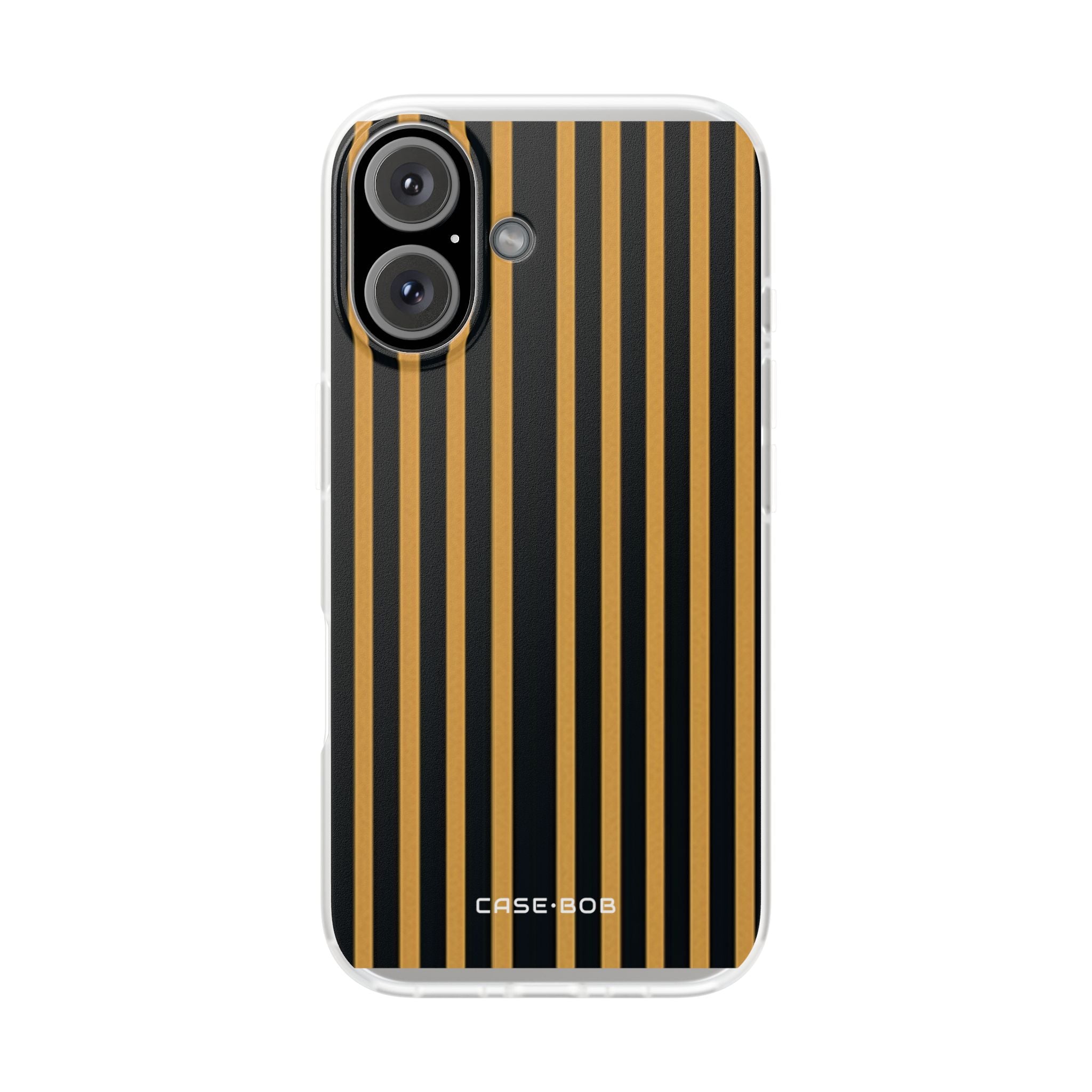 Golden Stripes iPhone 16 Case - Soft