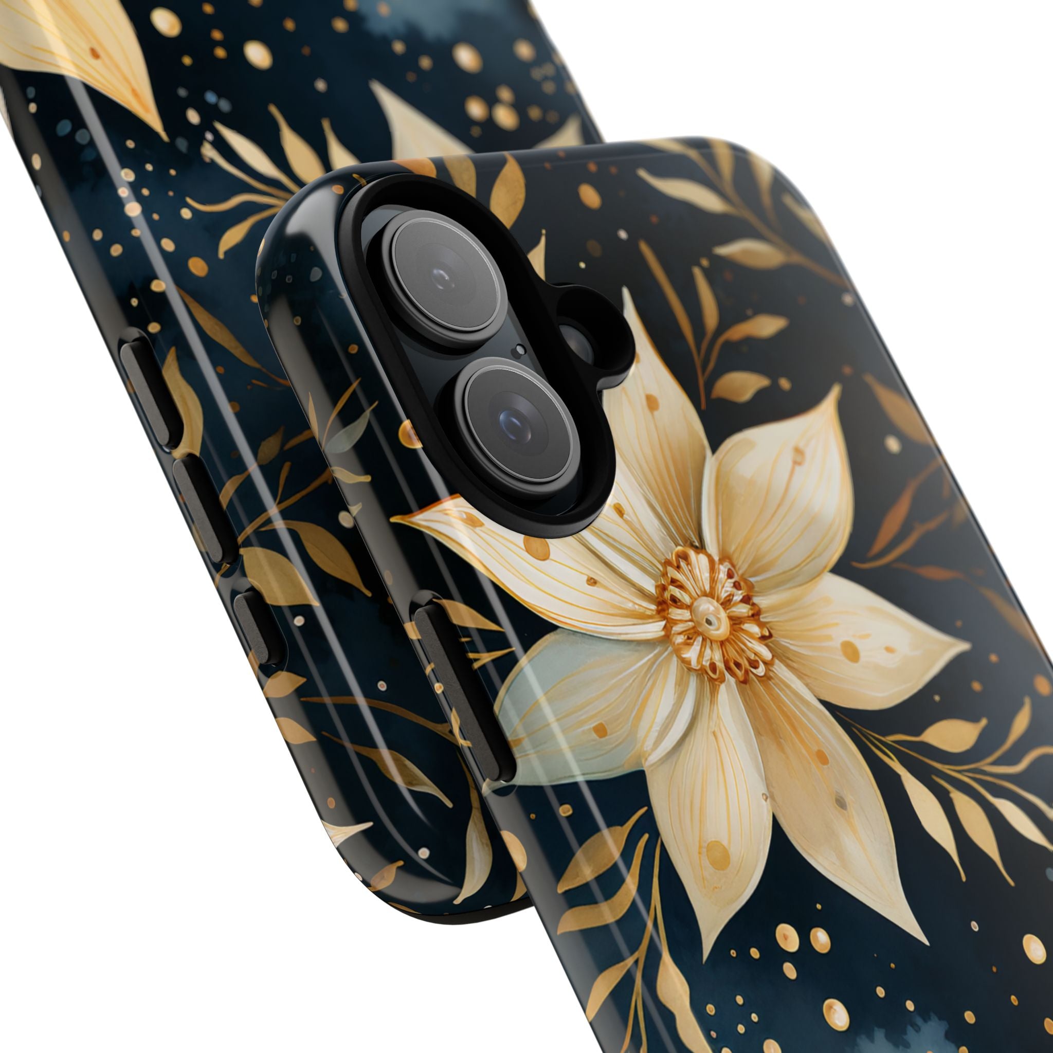 Floral Elegance Flourishes - iPhone Case