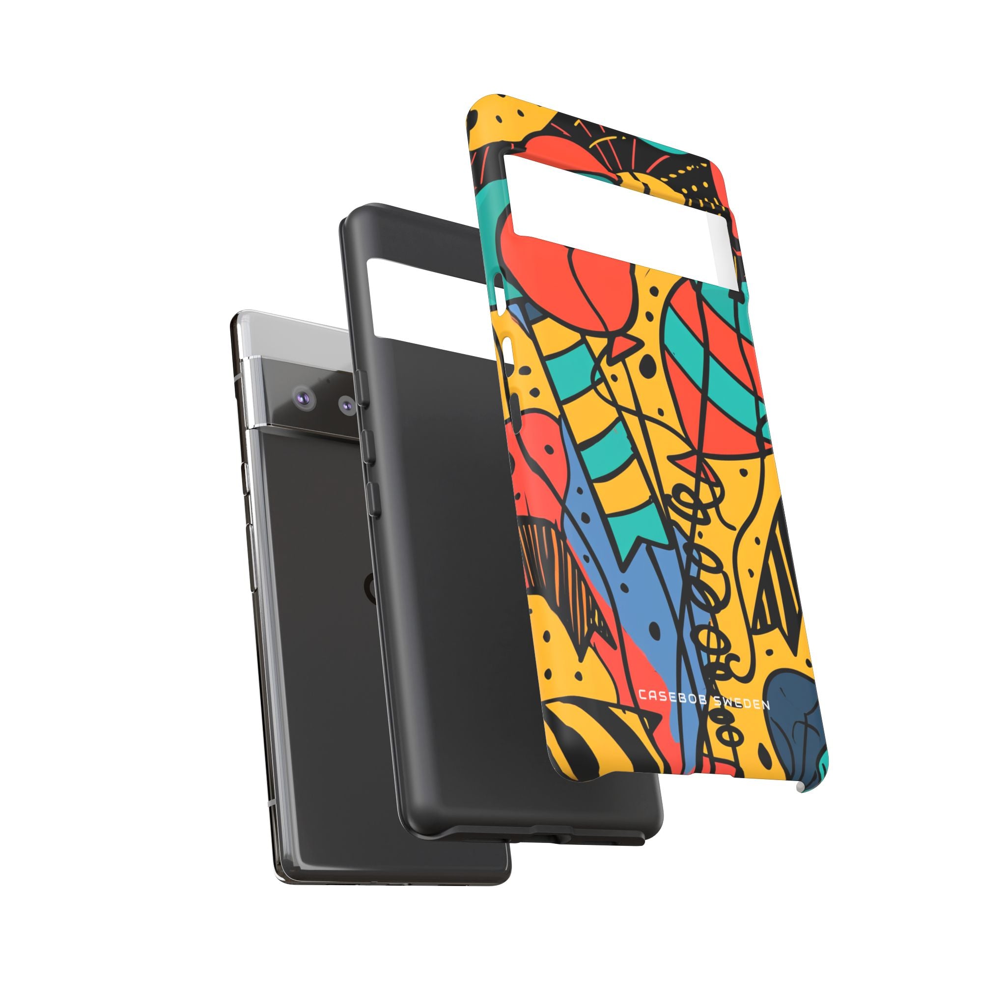 Playful Lines in Motion Google Pixel 6 - Tough Phone Case