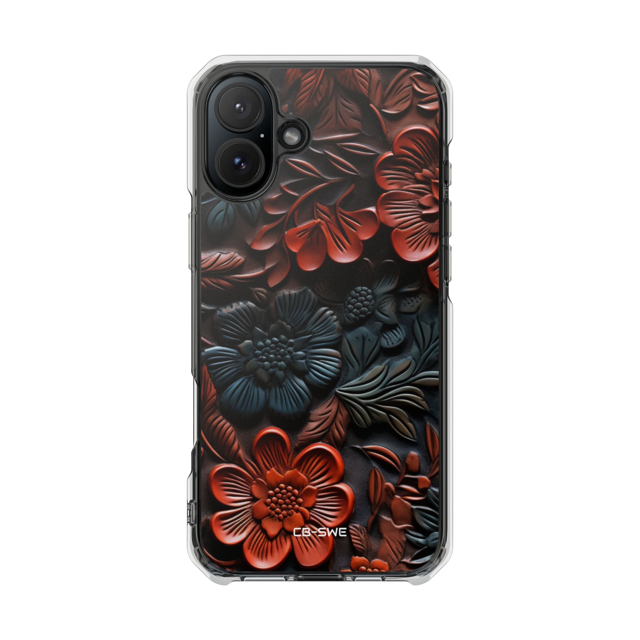 Sculpted Floral Elegance iPhone Case - Impact