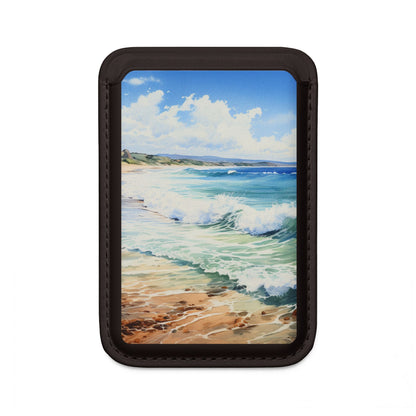 Foaming Blue Waves Wallet – MagSafe Ready