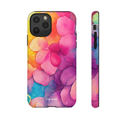 Vibrant Petal Fusion - iPhone Case