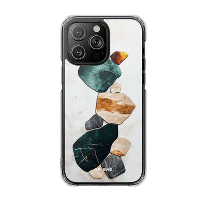 Stone Shapes Embrace iPhone Case - Impact