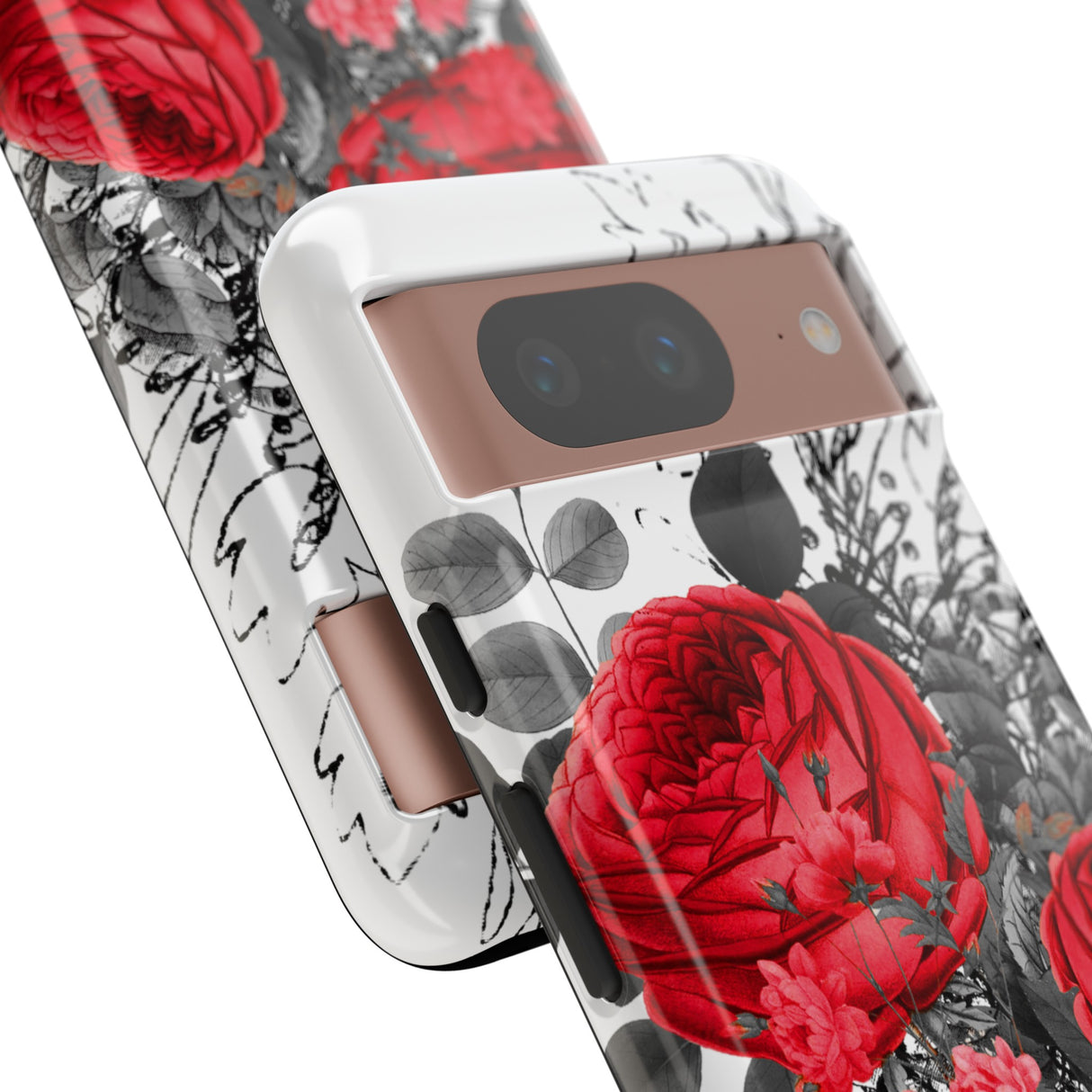 Roclops Gothic Flower - Protective Phone Case