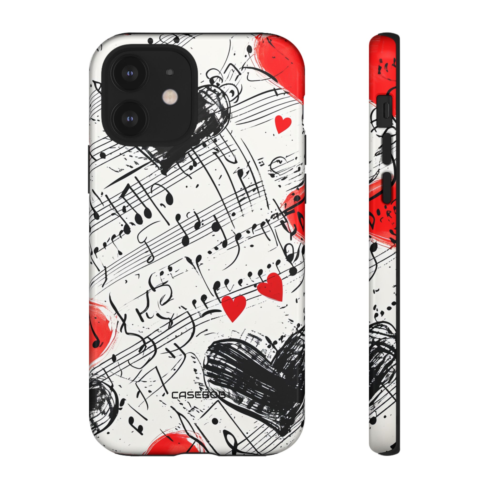 Melodic Love Notes - Protective Pixel Case - Protective Phone Case