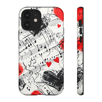 Melodic Love Notes - Protective Pixel Case - Protective Phone Case