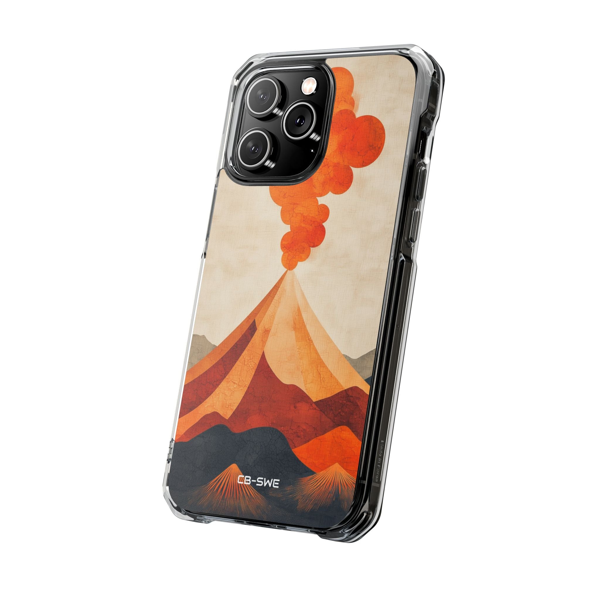 Erupting Heat Waves iPhone Case - Impact