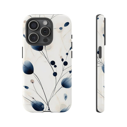 Floral Harmony Blue - iPhone Case