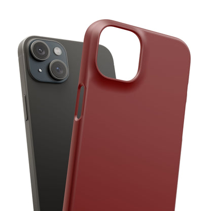 Maroon iPhone 15 - Slim Phone Case