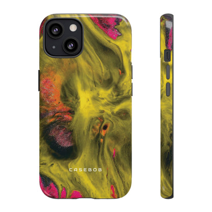 Yellow Ink Art - Protective Phone Case