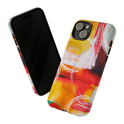 Abstract Yellow - Protective Phone Case