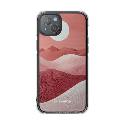White Orb Dunes iPhone 15 Plus Case - Impact