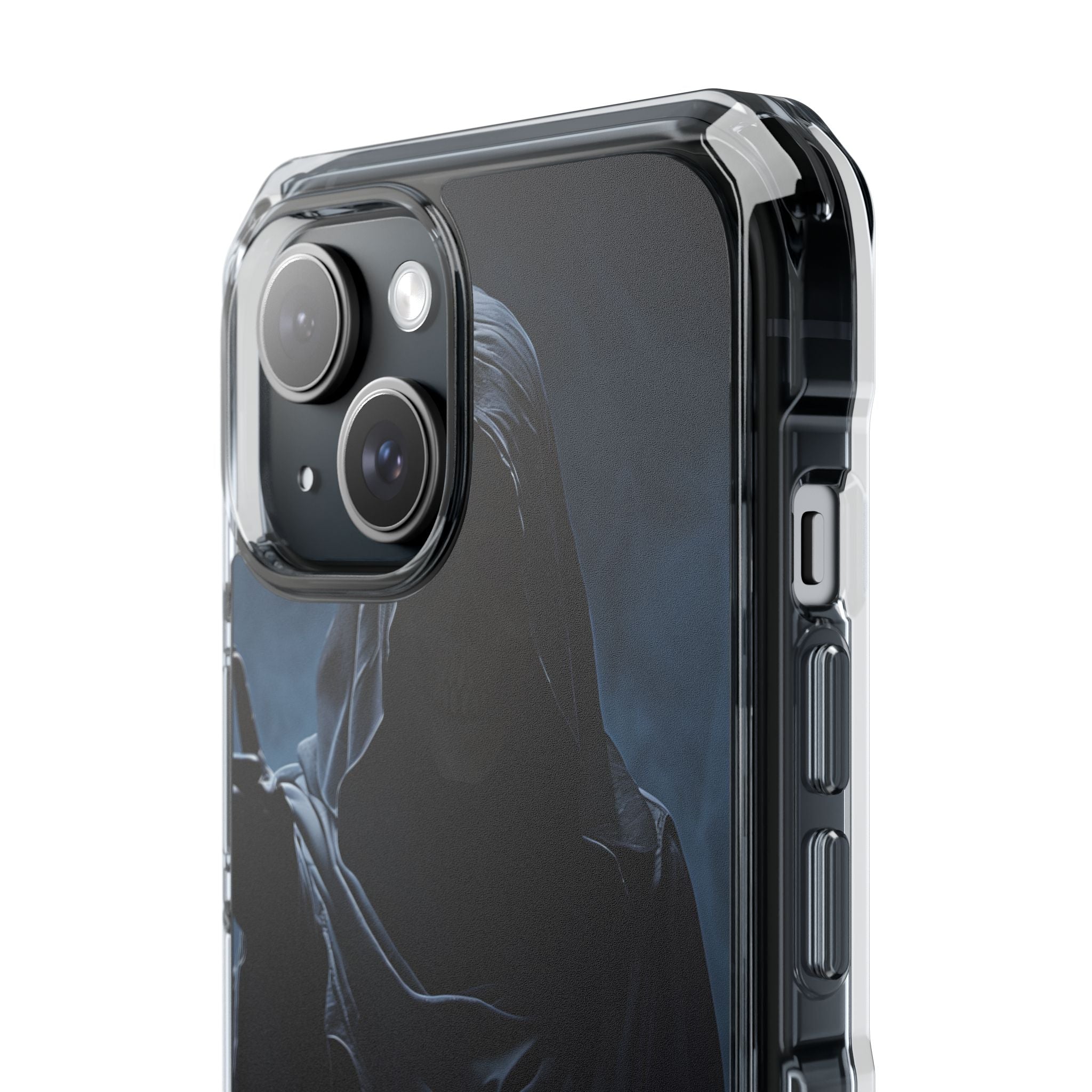 Spectral Guardian Warning iPhone Case - Impact