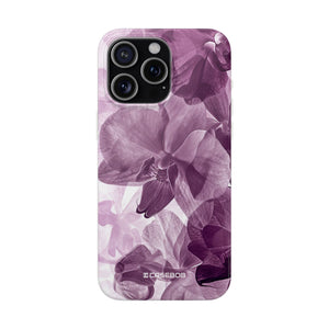 Strahlendes Orchideen-Design | Handyhülle für iPhone (flexible Hülle) 