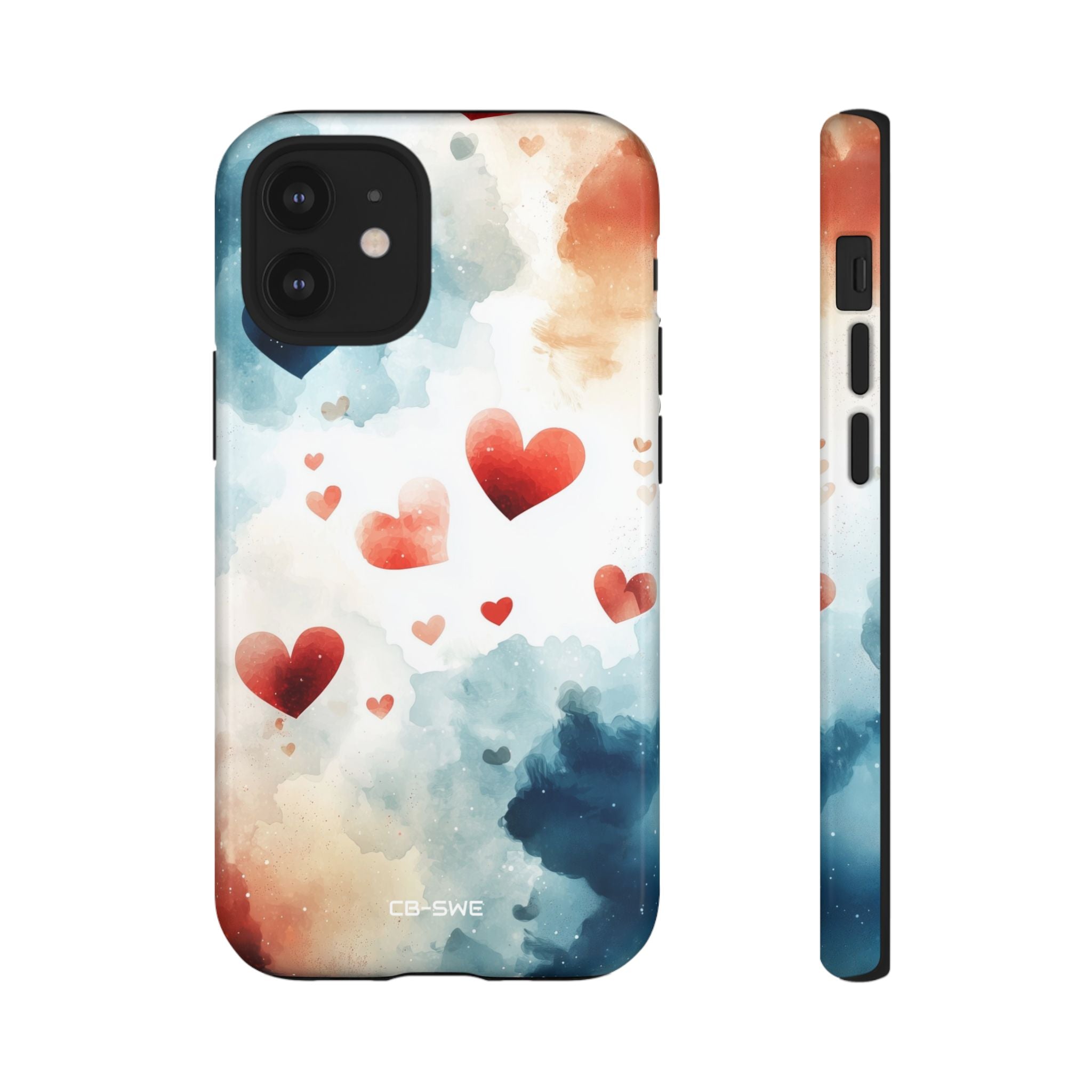 Floating Hearts Dance - iPhone Case