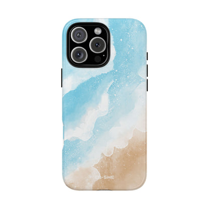 Serene Coastal Whispers - iPhone Case