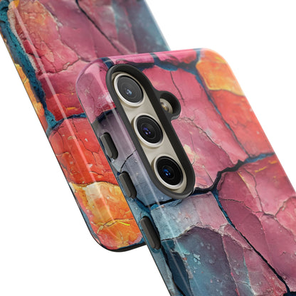 Cracked Earth Mosaic - Tough Samsung S24 Phone Case