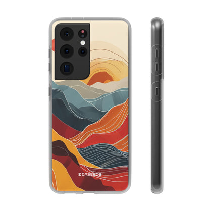 Sunset Waves | Flexible Phone Case for Samsung Galaxy