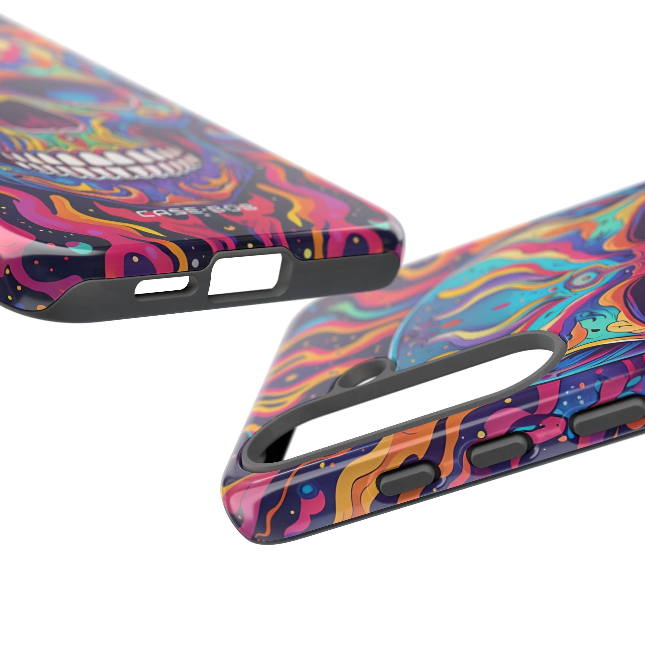 Flaming Skull Samsung S25 Plus Case - Tough