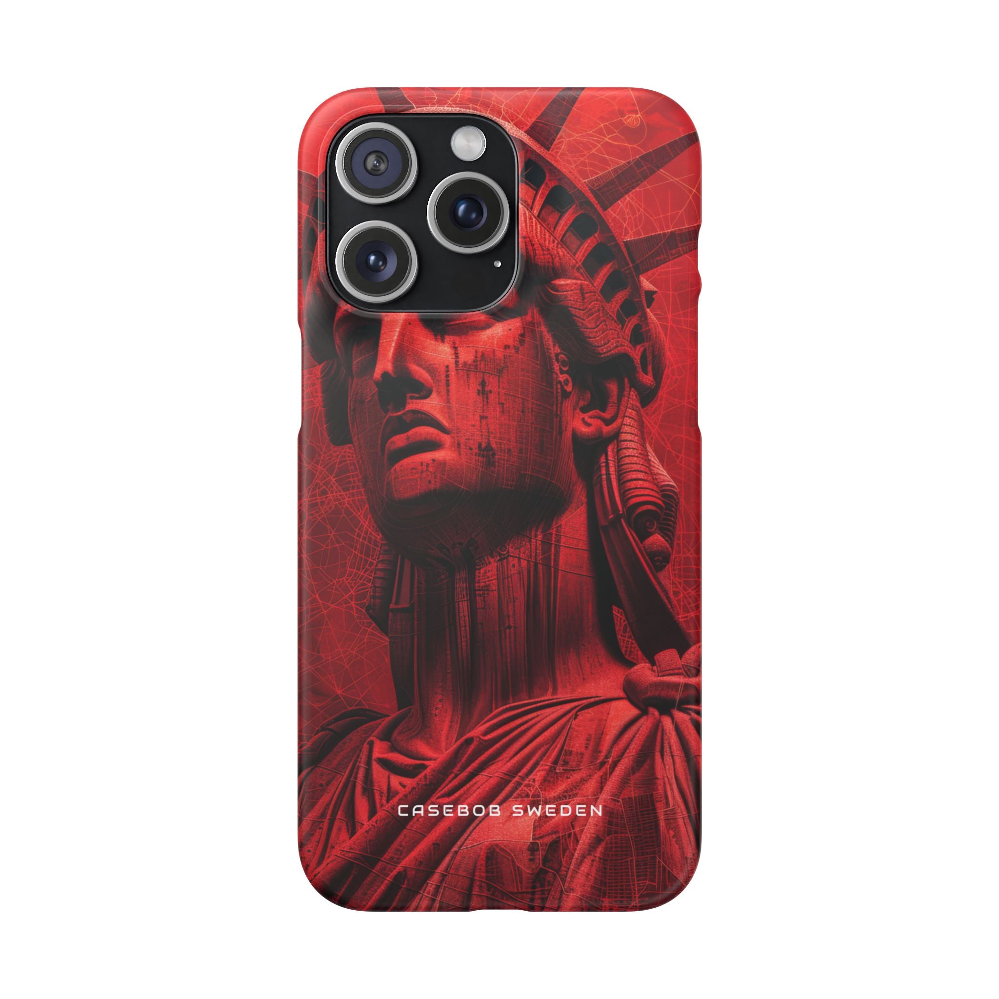 Zen Red Liberty Vision iPhone 15 - Slim Phone Case