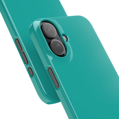 Light Sea Green iPhone 16 - Slim Phone Case