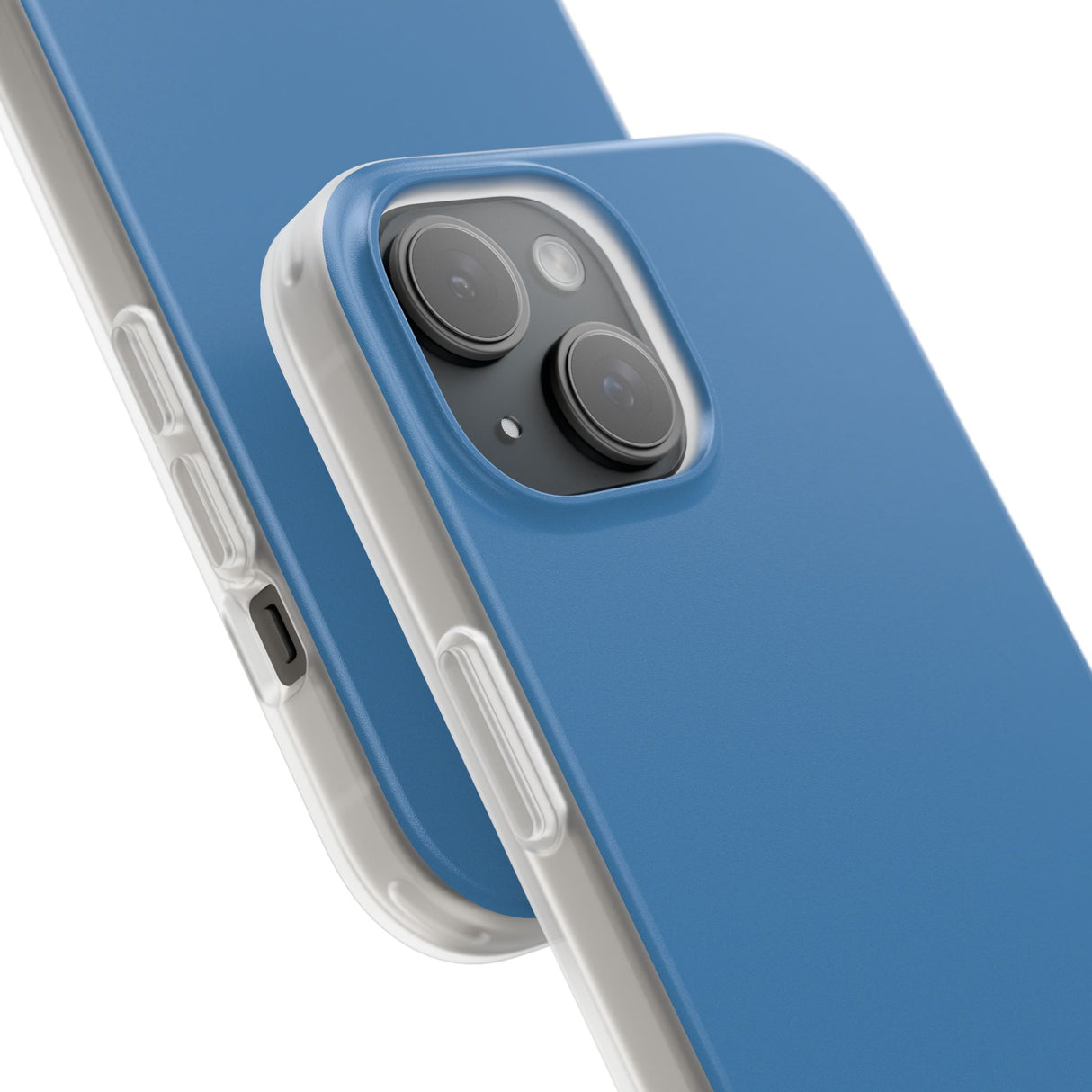 Steel Blue | Handyhülle für iPhone (Flexible Hülle)