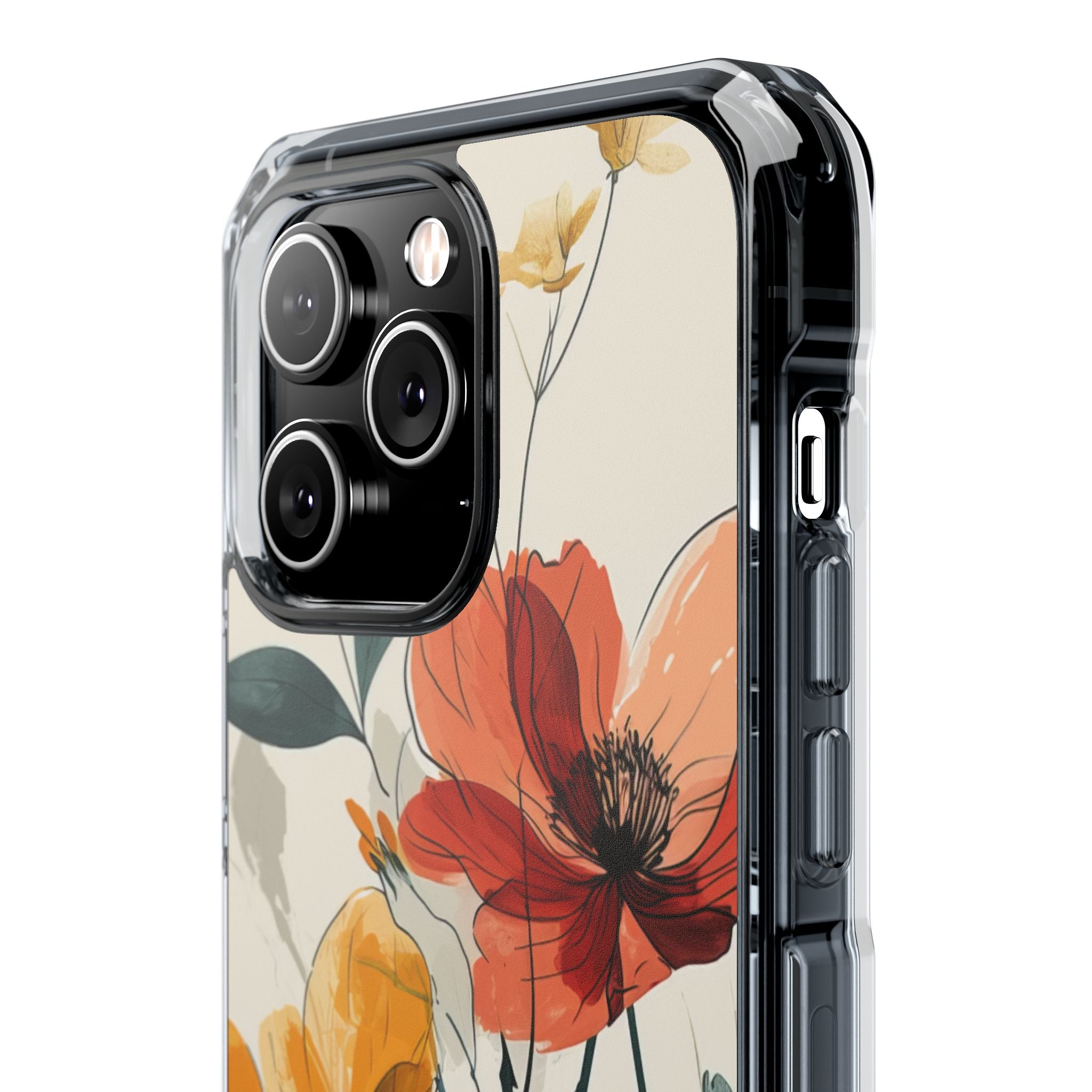 Serene Floral Harmony - Phone Case for iPhone