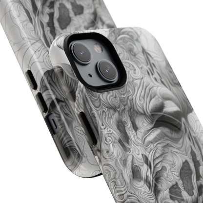 Swirling Giraffe Art iPhone 14 - Tough+