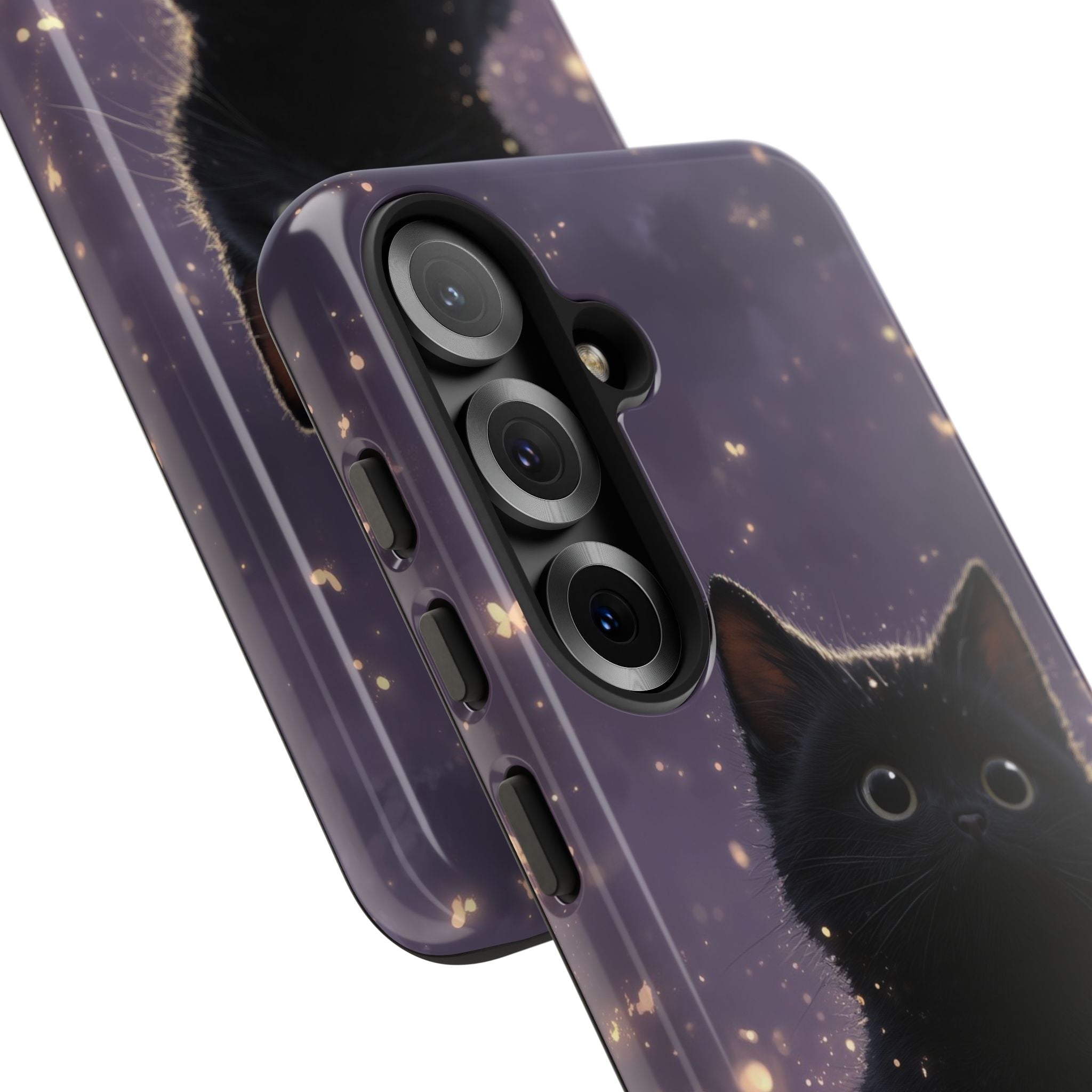 Whimsical Cat Soars - Samsung Case